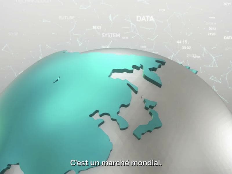 Animation 3D d’un globe pour la levée de fonds d’Admir