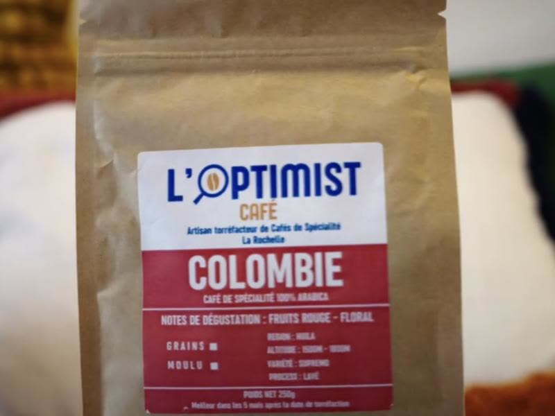 Paquet de café de spécialité L’Optimist Café